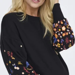 ONLY MATERNITY ONLY OLMBROOKE L/S LONG FLOWER DRESS JRS Dames Jurk - Maat L -Trendy Meid Verkoop 680x1200 3