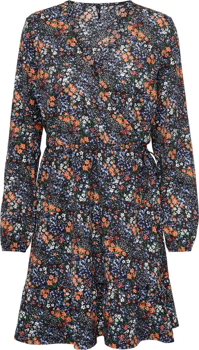 ONLY ONLOVA L/S WRAP DRESS JRS Dames Jurk - Maat M 1 ONLY ONLOVA L/S WRAP DRESS JRS Dames Jurk - Maat M