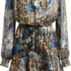 Guess Elea Dress Dames Jurk - Print- Maat M