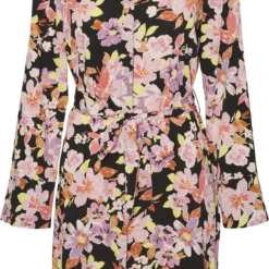 VERO MODA VMLUCIA LS ABK SHIRT DRESS WVN CUR Dames Jurk - Maat 44