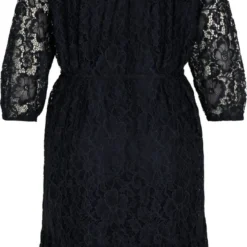 Paprika Korte, Effen Jurk Met Kant -Trendy Meid Verkoop 698x1200 6