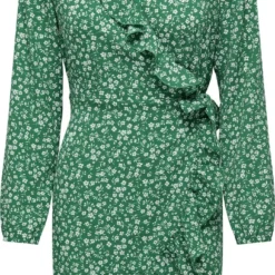 ONLY ONLCARLY L/S WRAP SHORT DRESS NOOS WVN Dames Jurk - Maat 42