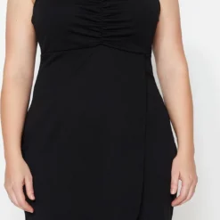 Trendyol Vrouwen Dik Geschorst Lieve Schat Omslag Plus Size Jurk -Trendy Meid Verkoop 703x1200