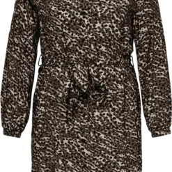 ONLY CARMAKOMA CARLOLLILISE LS SHIRT DRESS AOP BF Dames Jurk - Maat 46