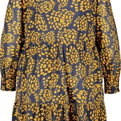 SAMOON Dames Jurk Met A-lijn Mood Blue Gemustert-44 -Trendy Meid Verkoop 706x1200 1