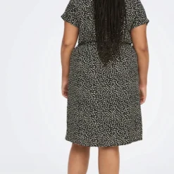 Only Carmakoma Cardiega Jurk Zwart/wit Maat 50 -Trendy Meid Verkoop 708x1200 4