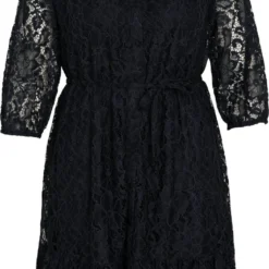 Paprika Korte, Effen Jurk Met Kant -Trendy Meid Verkoop 709x1200 1