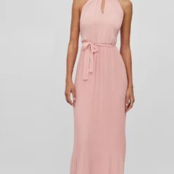 Vila Jurk Vijuliette Plisse Ankle Dress/bm/dc 14071709 Silver Pink Dames Maat - 42 -Trendy Meid Verkoop 711x1200 5