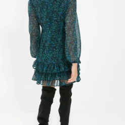 Trendyol Vrouwen Ballon Mouw Staande Kraag A-lijn Jurk -Trendy Meid Verkoop 717x1200