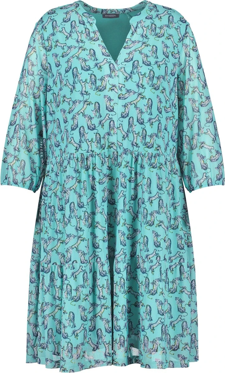 SAMOON Dames Jurk Atmosphere Gemustert-50 1 SAMOON Dames Jurk Atmosphere Gemustert-50