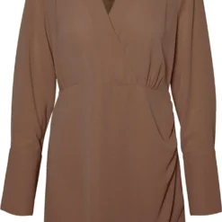 Vero Moda VMKERRI LS SHORT DRESS WVN Dames Jurk Aztec - Maat XS