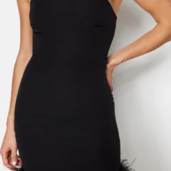 Trendyol Vrouwen Standaard Mouw Halternek Bodycon Jurk -Trendy Meid Verkoop 733x1200 5