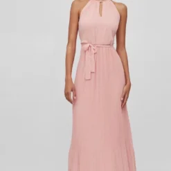 Vila Jurk Vijuliette Plisse Ankle Dress/bm/dc 14071709 Silver Pink Dames Maat - 42 -Trendy Meid Verkoop 738x1200 8