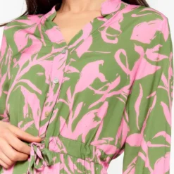 LOLALIZA Maxi-jurk Met Bloemenprint - Khaki - Maat 48 5 LOLALIZA Maxi-jurk Met Bloemenprint - Khaki - Maat 48 -Trendy Meid Verkoop 739x1200 3