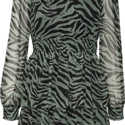 VERO MODA VMKAYA FALL LS SHORT SMOCK DRESS WVN Dames Jurk - Maat M