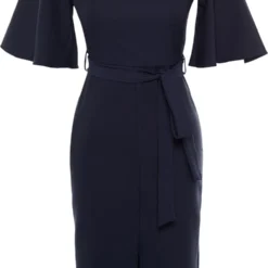 Trendyol Vrouwen Fluit Mouw V-hals Bodycon Jurk -Trendy Meid Verkoop 741x1200