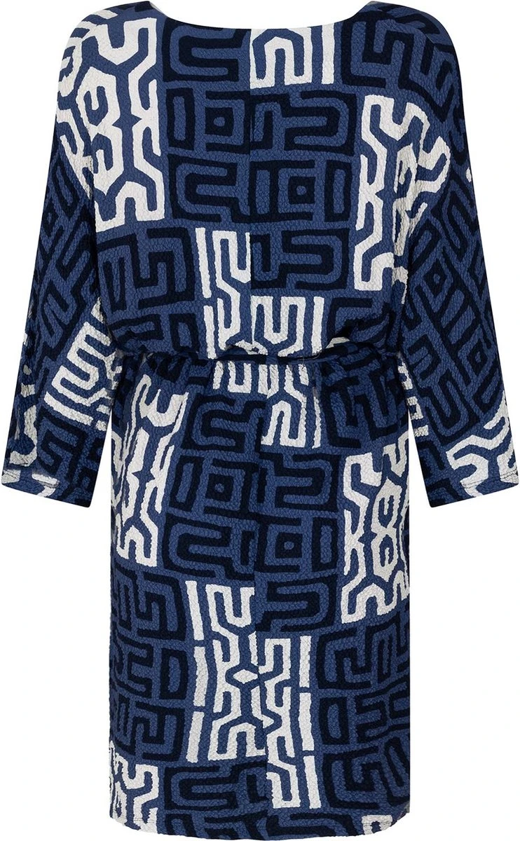 Zoso Jurk Leonie Fabric Printed Dress 231 0008-0015 Navy Blue Dames Maat - M 2 Zoso Jurk Leonie Fabric Printed Dress 231 0008-0015 Navy Blue Dames Maat - M - Afbeelding 2