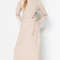 Trendyol Vrouwen Standaard Mouw Ronde Hals A-lijn Jurk -Trendy Meid Verkoop 749x1200 6