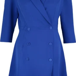 Trendyol Vrouwen Standaard Mouw Reverskraag Basis Grote Maten Jurk -Trendy Meid Verkoop 750x1200