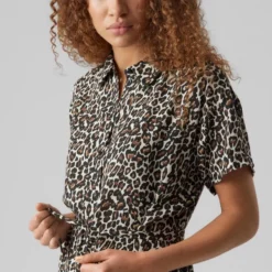 VERO MODA VMBUMPY SS CALF SHIRT DRESS NOOS Dames Jurk - Maat L -Trendy Meid Verkoop 751x1200 2