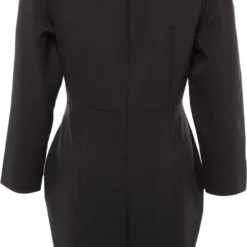 Trendyol Vrouwen Ballon Mouw Staande Kraag Bodycon Plus Size Jurk -Trendy Meid Verkoop 755x1200 2