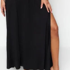 Trendyol Vrouwen Standaard Mouw V-hals Verschuiving Jurk -Trendy Meid Verkoop 764x1200 4