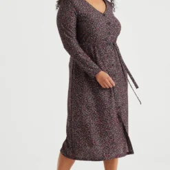 WE Fashion Dames Jurk Met Dessin - Curve -Trendy Meid Verkoop 767x1200
