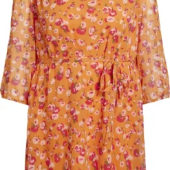 EVOKED VILA VIFALIA V-NECK 3/4 DRESS/SU/CUR Dames Jurk - Maat 46 -Trendy Meid Verkoop 779x1200 9