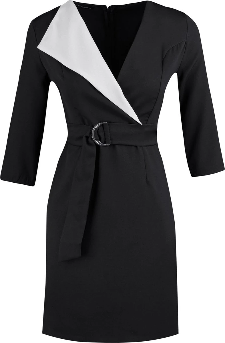 Trendyol Vrouwen Standaard Mouw Cache-coeur Blazerjurk Jurk 8 Trendyol Vrouwen Standaard Mouw Cache-coeur Blazerjurk Jurk - Afbeelding 8