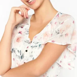 LOLALIZA Maxi-jurk Met Bloemenprint - Ecru - Maat 44 -Trendy Meid Verkoop 794x1200