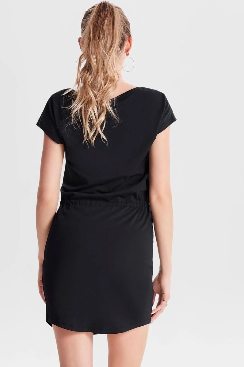 Only Jurk Onlmay S/s Dress Noos 15153021 Black Dames Maat - L 2 Only Jurk Onlmay S/s Dress Noos 15153021 Black Dames Maat - L - Afbeelding 2