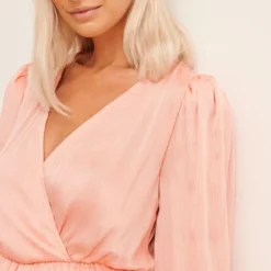 NA-KD Balloon Sleeve Structured Maxi Dress Dames Jurk - Maat 38 -Trendy Meid Verkoop 798x1200 12