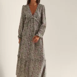 Na-kd Maxi-jurk Met Ballonmouwen En Ruches- Maat EU 40 5 Na-kd Maxi-jurk Met Ballonmouwen En Ruches- Maat EU 40 -Trendy Meid Verkoop 798x1200 9