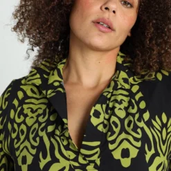 Paprika Halflange, Bedrukte Jurk In Viscose -Trendy Meid Verkoop 799x1200 101