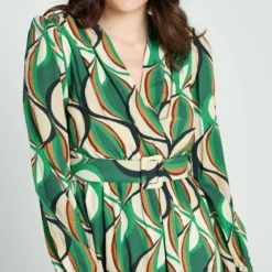 Cassis Lange Jurk In Viscose Met Etnisch Motief -Trendy Meid Verkoop 799x1200 138