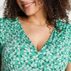 Paprika Koud Gebreide Lange Jurk Met Bloemenprint -Trendy Meid Verkoop 799x1200 14