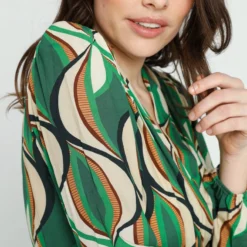 Cassis Lange Jurk In Viscose Met Etnisch Motief -Trendy Meid Verkoop 799x1200 140