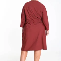 Promiss Korte, Effen Jurk In Travelwearstof -Trendy Meid Verkoop 799x1200 264