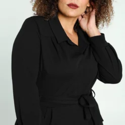 Promiss Halflange, Effen Uitlopende Jurk -Trendy Meid Verkoop 799x1200 305