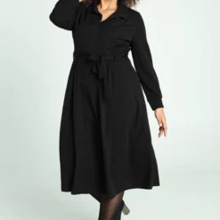 Promiss Halflange, Effen Uitlopende Jurk -Trendy Meid Verkoop 799x1200 309