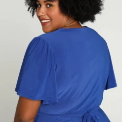 Paprika Korte, Effen Bow Jurk Met Smokwerk Op De Taille -Trendy Meid Verkoop 799x1200 317