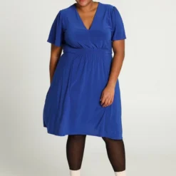 Paprika Korte, Effen Bow Jurk Met Smokwerk Op De Taille -Trendy Meid Verkoop 799x1200 318