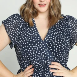 Paprika Lange Plisséjurk Met Hartjesmotief En Smokwerk -Trendy Meid Verkoop 799x1200 64