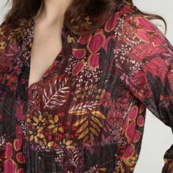 Cassis Korte, Wijde Jurk Met Bloemenmotief -Trendy Meid Verkoop 799x1200 78