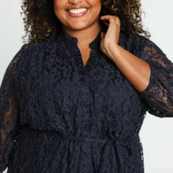 Paprika Korte, Effen Jurk Met Kant -Trendy Meid Verkoop 799x1200 85