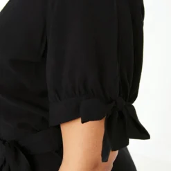 Trendyol Vrouwen Gepofte/ruche Mouw V-hals Basis Grote Maten Jurk 11 Trendyol Vrouwen Gepofte/ruche Mouw V-hals Basis Grote Maten Jurk -Trendy Meid Verkoop 800x1200 1001