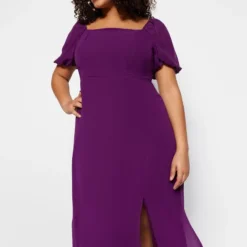 Trendyol Vrouwen Ballon Mouw Vierkante Kraag A-lijn Grote Maten Jurk 14 Trendyol Vrouwen Ballon Mouw Vierkante Kraag A-lijn Grote Maten Jurk -Trendy Meid Verkoop 800x1200 1123