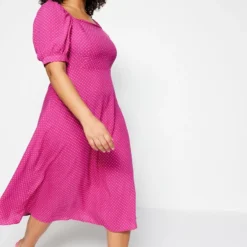 Trendyol Vrouwen Standaard Mouw Vierkante Kraag A-lijn Grote Maten Jurk -Trendy Meid Verkoop 800x1200 1162