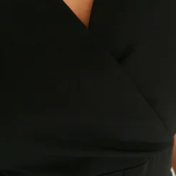 Trendyol Vrouwen Ballon Mouw Cache-coeur Basis Grote Maten Jurk -Trendy Meid Verkoop 800x1200 1163