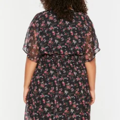 Trendyol Vrouwen Standaard Mouw Cache-coeur A-lijn Plus Size Jurk -Trendy Meid Verkoop 800x1200 1178
